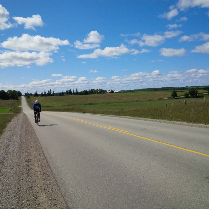 B4UW loves cycling rural Ontario. 